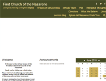 Tablet Screenshot of fallsnaz.org